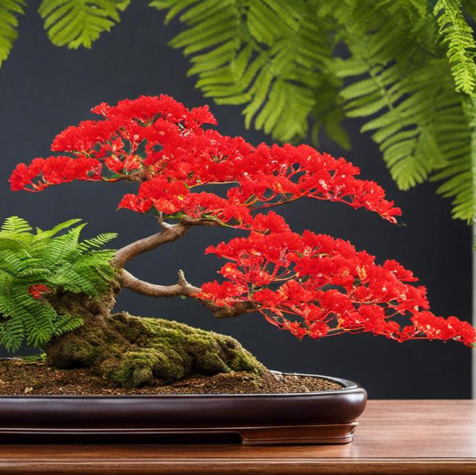 Bonsai Growing Kit - Royal Poinciana, Flamboyant, Flame Tree